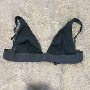 SKIMS cotton plunge bralette never worn!! Kyanite color
